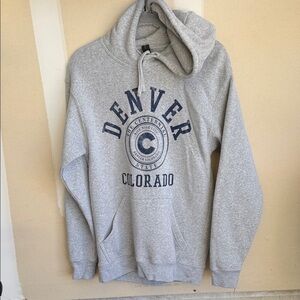 Gray Denver Colorado State Hoodie